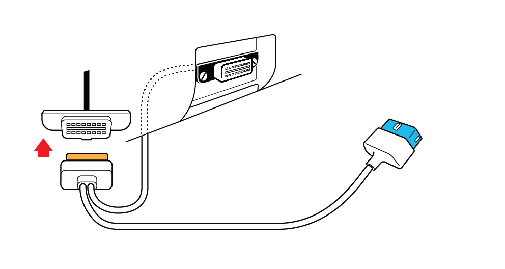 Installationsanleitung: Vehicle Data Device mit Y-Kabel – Gerätehilfe